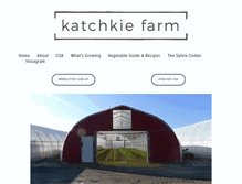 Tablet Screenshot of katchkiefarm.com
